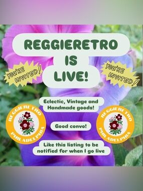 REGGIERETRO IS LIVE NOW! Stop by :) LIVE SHOW FLYER